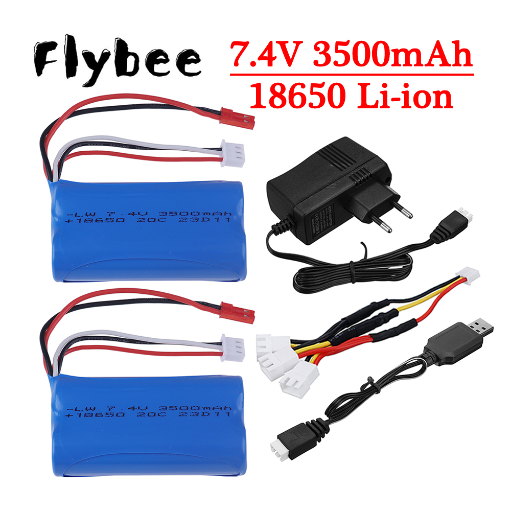 Rc Helicopter Charger - Batterie lithium-ion Eddie 3000 améliorée, 3500mAh