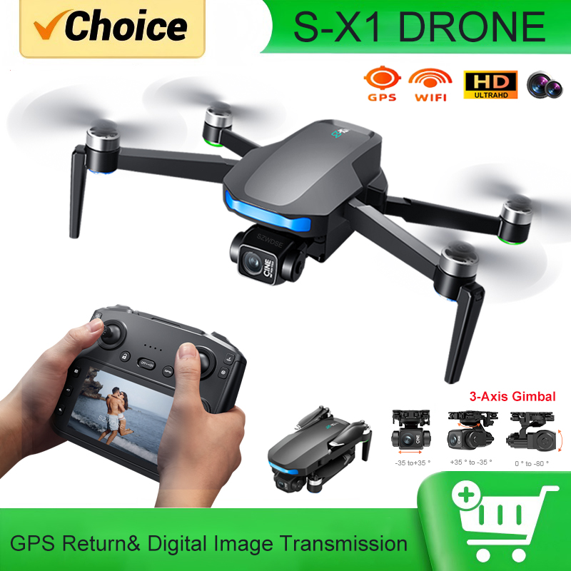 Drone GPS S-X1 MAX avec stabil - Rc Helicopter Charger avis et prix