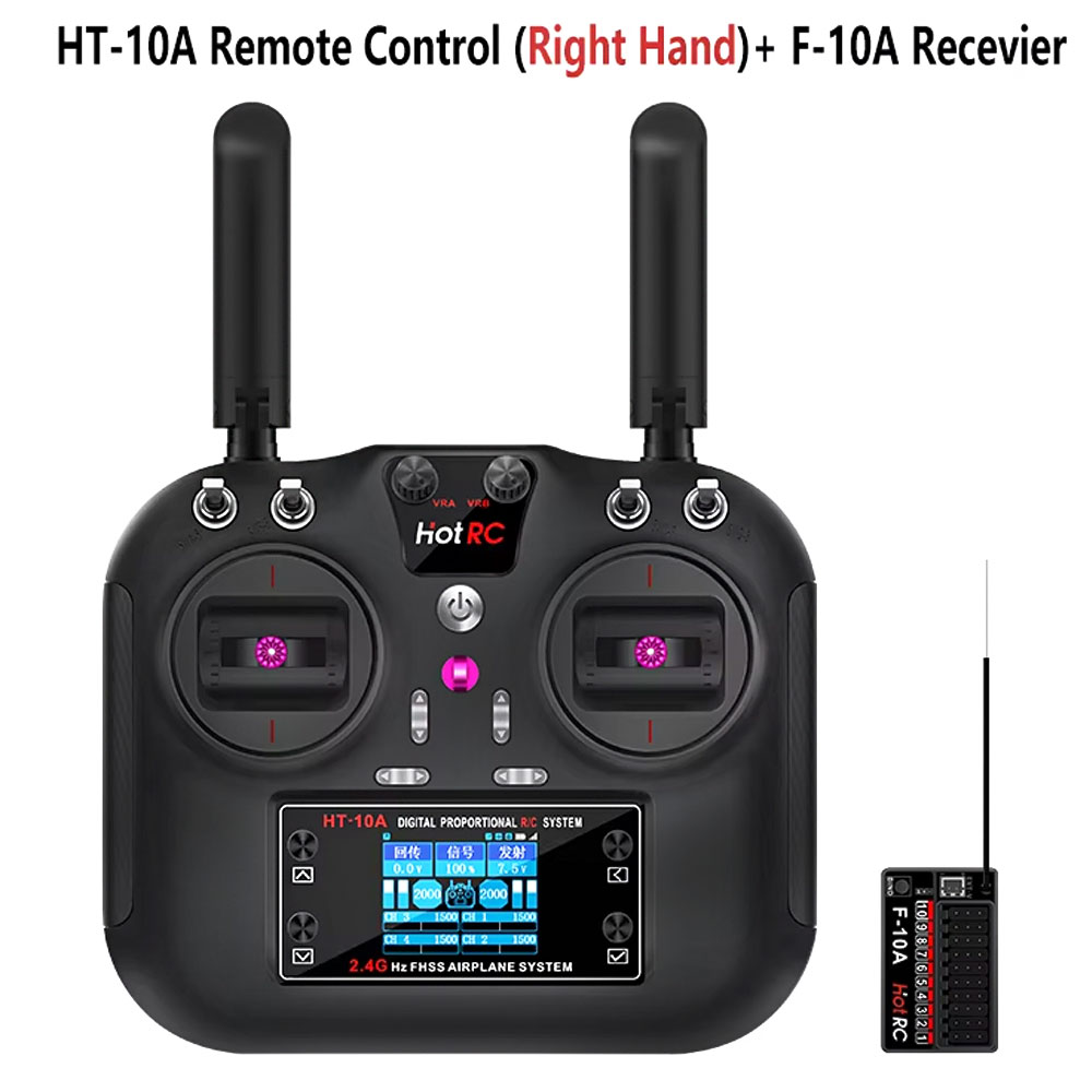 Émetteur Hotrc HT-10A 2.4G 10C - Rc Helicopter Battery avis et prix