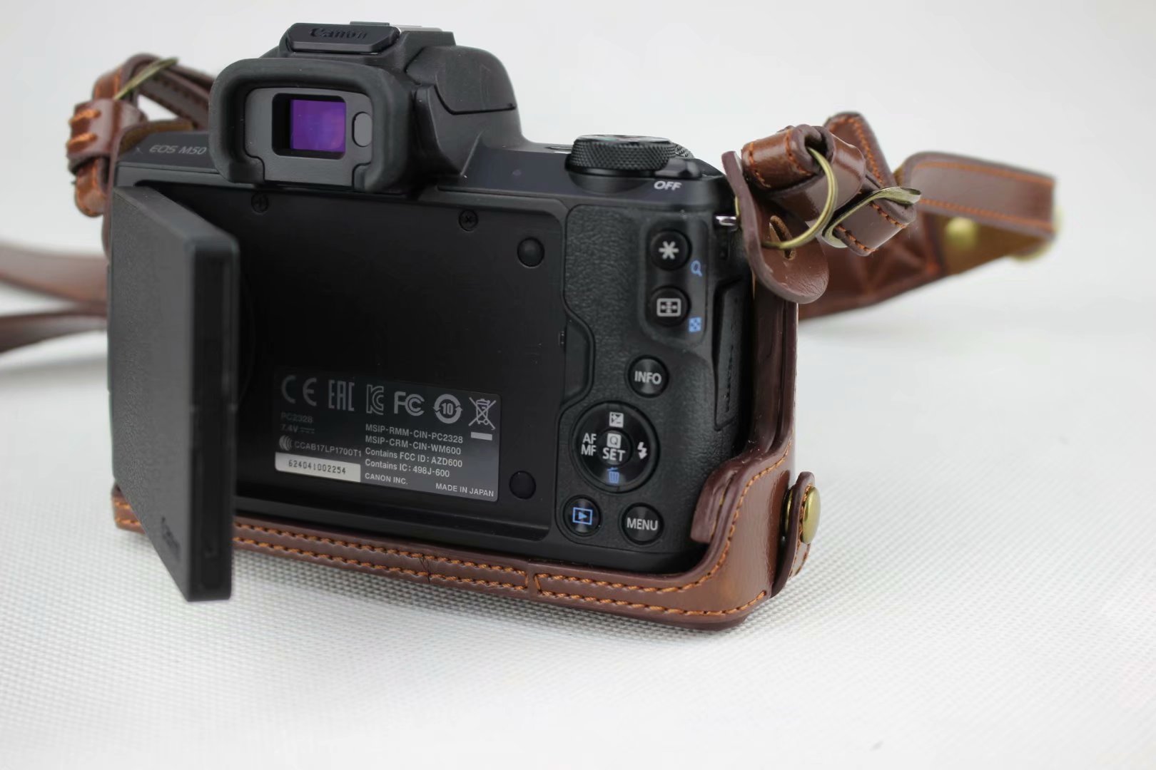 Étui de luxe en cuir Pu pour a - Canon Camera Eos M50 Mark Ii avis et prix