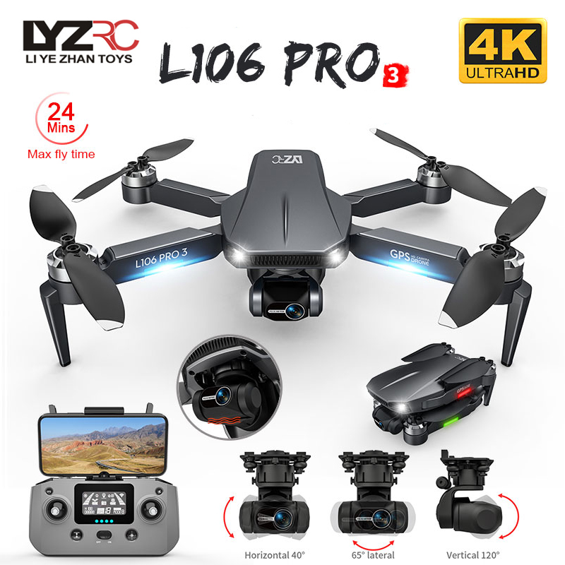 Drone L106 Pro 3 5G WIFI FPV P - Rc Helicopter Charger avis et prix