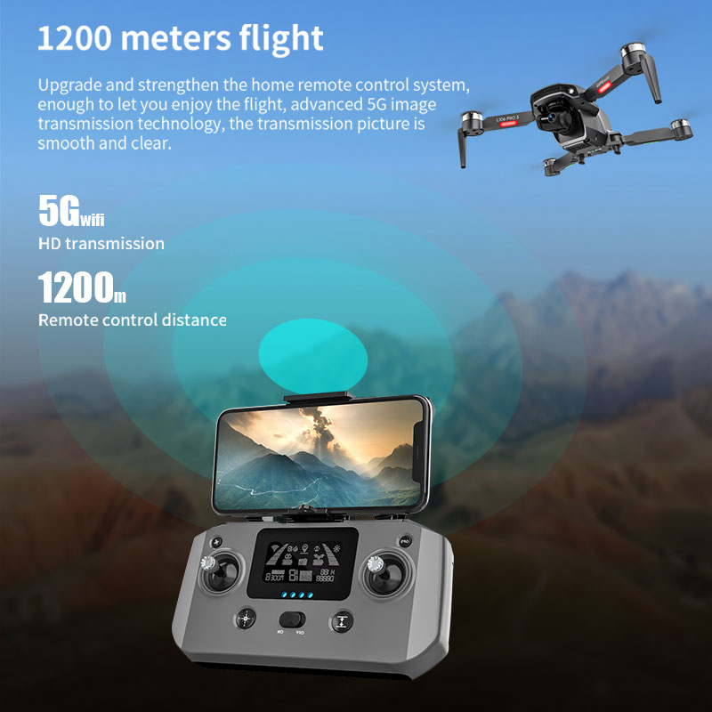 Drone L106 Pro 3 5G WIFI FPV P - Rc Helicopter Charger avis et prix