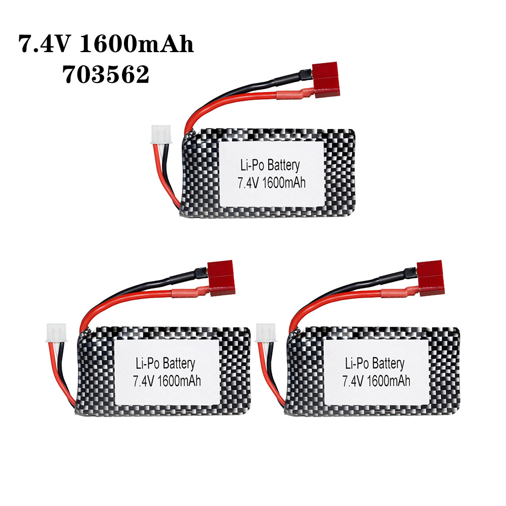 Batterie Lipo 7.4v 1600mah 703 - Rc Helicopter Coaxial avis et prix